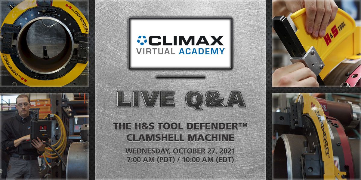 Register Now for the H&S Tool Defender™ Clamshell Machine Live Q&A