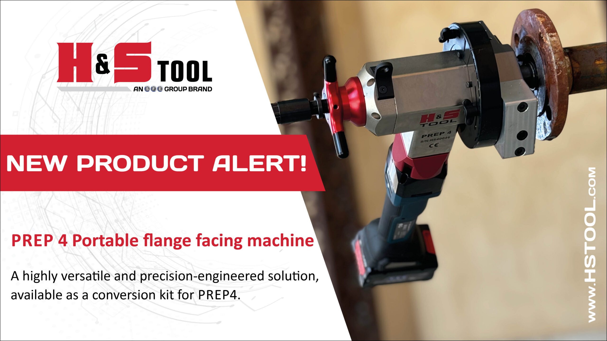 Nueva máquina de refrentado de bridas H&amp;S TOOL PREP 4